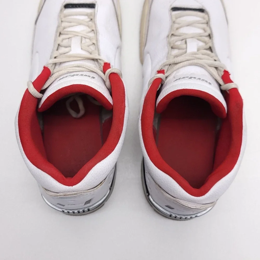 Nike Air Jordan Big Fund White Men's Leather Shoes BV6273-100 Size 10.5 Sneakers